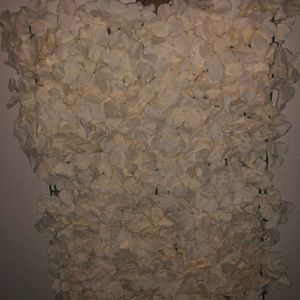 faux flowers for flower wall